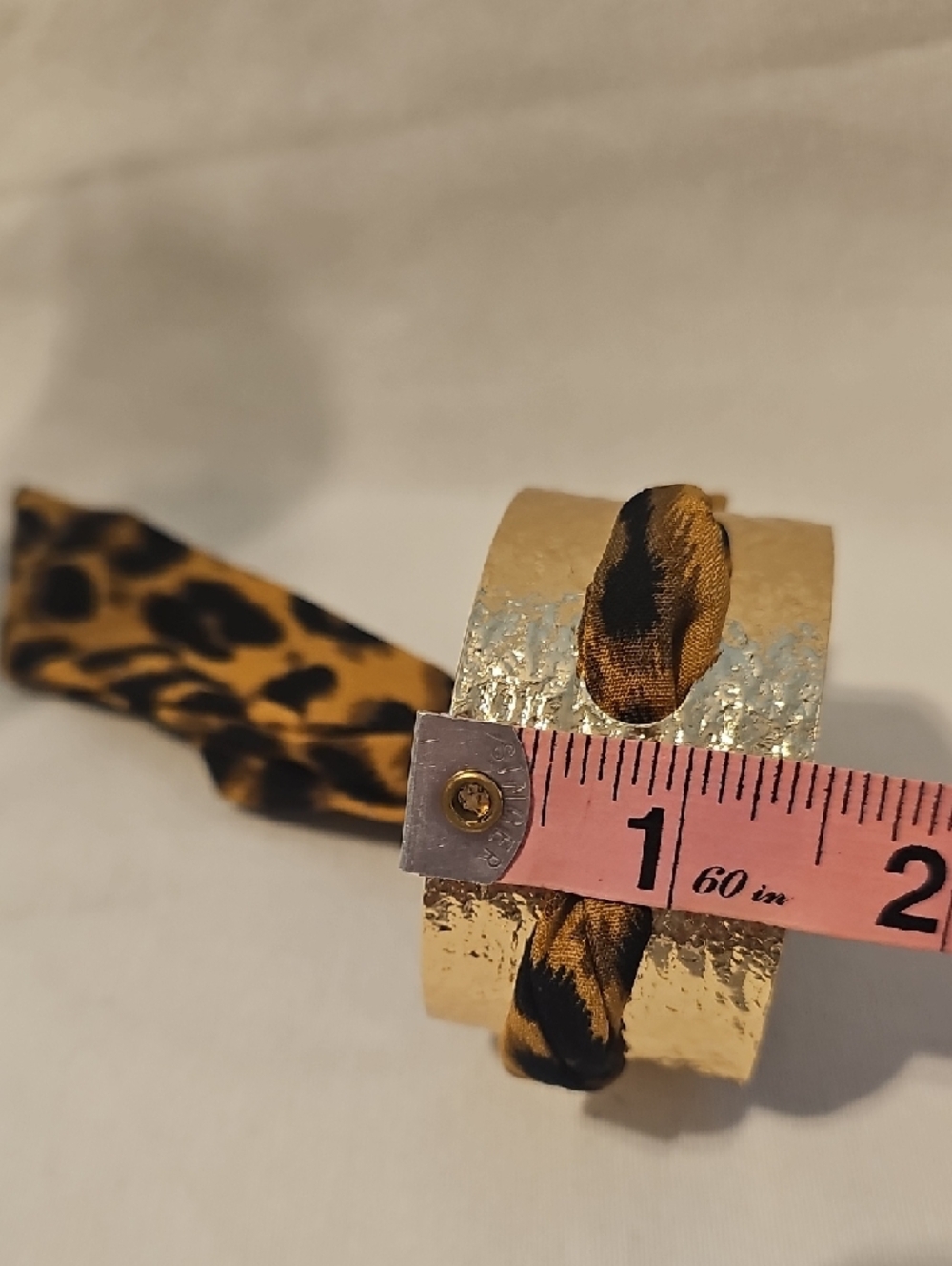 Scarf Cuff Bangle Bracelet - Picture 9 of 9